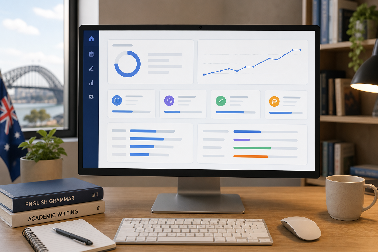 Practice portal dashboard