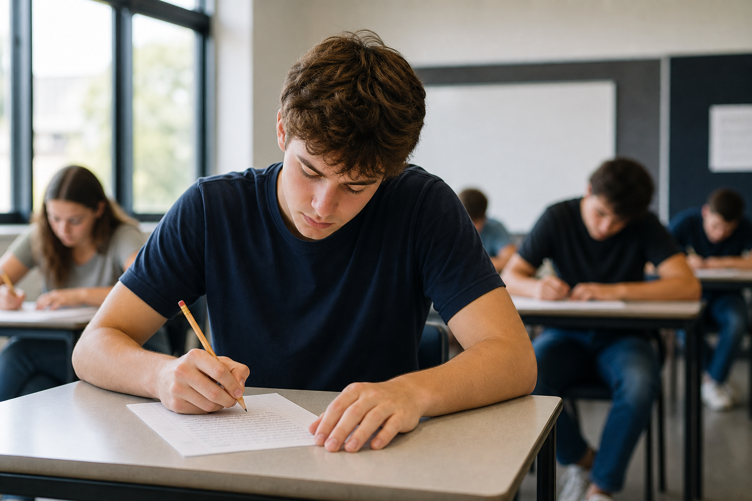 Writing under exam conditions article